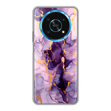 Силиконовый чехол на Huawei Honor Magic 4 Lite 5G с принтом Мрамор