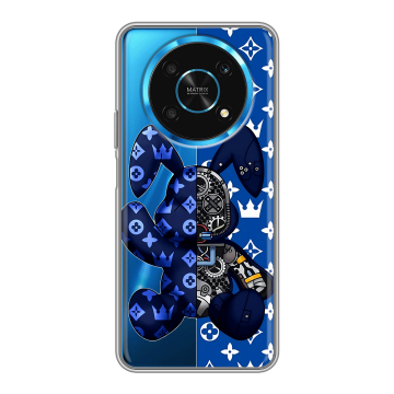 Силиконовый чехол на Huawei Honor Magic 4 Lite 5G с принтом Луи робот