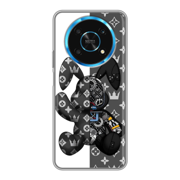 Силиконовый чехол на Huawei Honor Magic 4 Lite 5G с принтом Луи робот