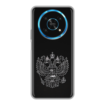 Силиконовый чехол на Huawei Honor Magic 4 Lite 5G с принтом Герб России Силиконовый чехол на Huawei Honor Magic 4 Lite 5G с принтом Герб России