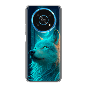 Силиконовый чехол на Huawei Honor Magic 4 Lite 5G с принтом бабочки саккура