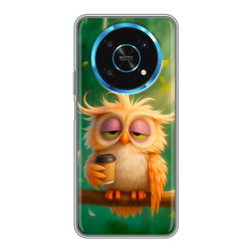 Силиконовый чехол на Huawei Honor Magic 4 Lite 5G с принтом сова