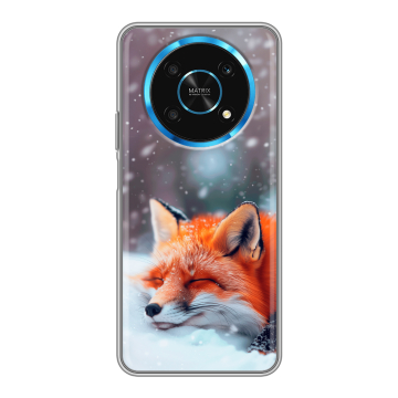 Силиконовый чехол на Huawei Honor Magic 4 Lite 5G с принтом лиса