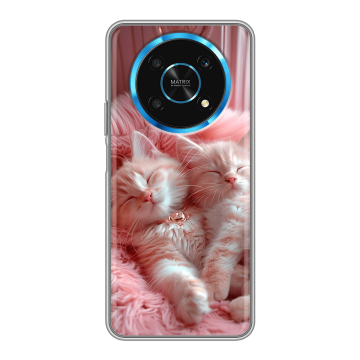 Силиконовый чехол на Huawei Honor Magic 4 Lite 5G с принтом котята котики Силиконовый чехол на Huawei Honor Magic 4 Lite 5G с принтом котята котики