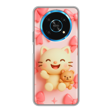 Силиконовый чехол на Huawei Honor Magic 4 Lite 5G с принтом для девочек