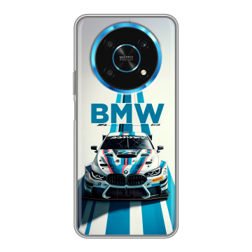 Силиконовый чехол на Huawei Honor Magic 4 Lite 5G с принтом БМВ BMW