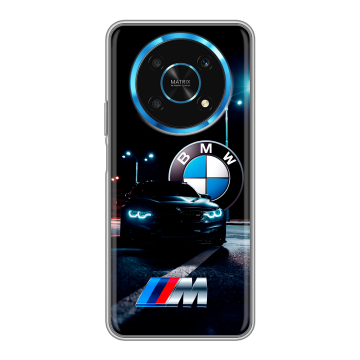 Силиконовый чехол на Huawei Honor Magic 4 Lite 5G с принтом БМВ BMW Силиконовый чехол на Huawei Honor Magic 4 Lite 5G с принтом БМВ BMW
