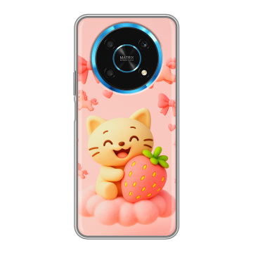 Силиконовый чехол на Huawei Honor Magic 4 Lite 5G с принтом для девочек