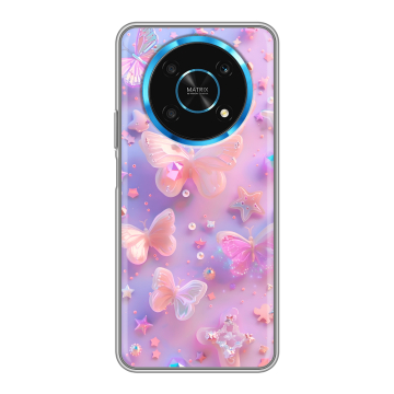 Силиконовый чехол на Huawei Honor Magic 4 Lite 5G с принтом Бабочки Силиконовый чехол на Huawei Honor Magic 4 Lite 5G с принтом Бабочки