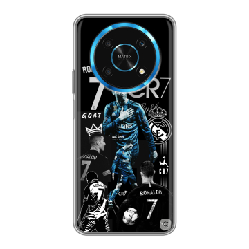 Силиконовый чехол на Huawei Honor Magic 4 Lite 5G с принтом Реал Роналдо Силиконовый чехол на Huawei Honor Magic 4 Lite 5G с принтом Реал Роналдо