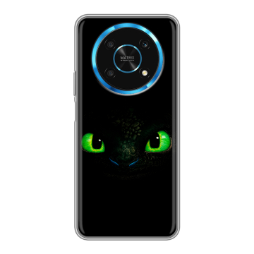 Силиконовый чехол на Huawei Honor Magic 4 Lite 5G с принтом Как приручить дракона