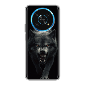 Силиконовый чехол на Huawei Honor Magic 4 Lite 5G с принтом Волк