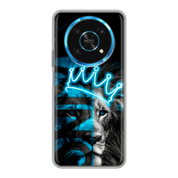 Силиконовый чехол на Huawei Honor Magic 4 Lite 5G с принтом Король лев