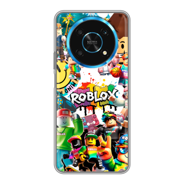 Силиконовый чехол на Huawei Honor Magic 4 Lite 5G с принтом Roblox Роблокс Силиконовый чехол на Huawei Honor Magic 4 Lite 5G с принтом Roblox Роблокс