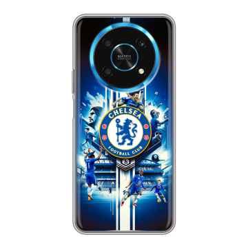 Силиконовый чехол на Huawei Honor Magic 4 Lite 5G с принтом Chelsea Челси