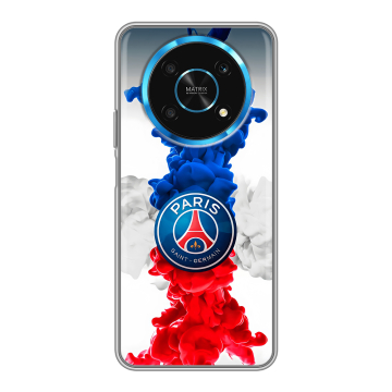 Силиконовый чехол на Huawei Honor Magic 4 Lite 5G с принтом PSG ПСЖ