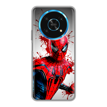 Силиконовый чехол на Huawei Honor Magic 4 Lite 5G с принтом Spiderman Человек паук