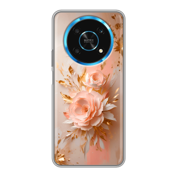 Силиконовый чехол на Huawei Honor Magic 4 Lite 5G с принтом женский