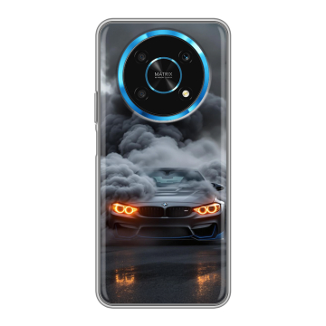 Силиконовый чехол на Huawei Honor Magic 4 Lite 5G с принтом BMW БМВ Силиконовый чехол на Huawei Honor Magic 4 Lite 5G с принтом BMW БМВ