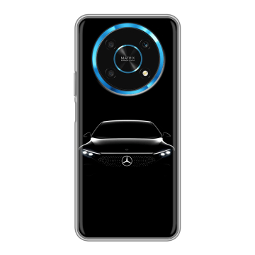Силиконовый чехол на Huawei Honor Magic 4 Lite 5G с принтом Mercedes Мерседес