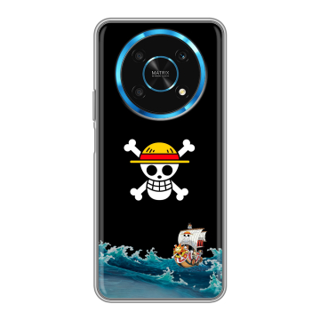 Силиконовый чехол на Huawei Honor Magic 4 Lite 5G с принтом One Piece Ван Пис