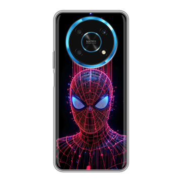 Силиконовый чехол на Huawei Honor Magic 4 Lite 5G с принтом Spiderman Человек паук