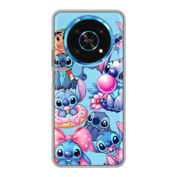 Силиконовый чехол на Huawei Honor Magic 4 Lite 5G с принтом Лило и Стич Силиконовый чехол на Huawei Honor Magic 4 Lite 5G с принтом Лило и Стич