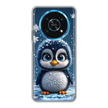Силиконовый чехол на Huawei Honor Magic 4 Lite 5G с принтом Новый год