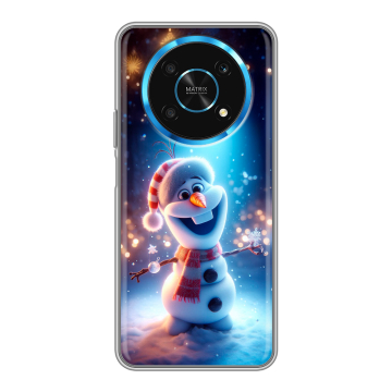 Силиконовый чехол на Huawei Honor Magic 4 Lite 5G с принтом Новый год