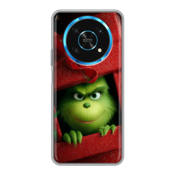 Силиконовый чехол на Huawei Honor Magic 4 Lite 5G с принтом Новый год
