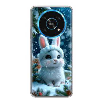 Силиконовый чехол на Huawei Honor Magic 4 Lite 5G с принтом Новый год