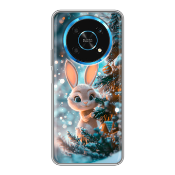 Силиконовый чехол на Huawei Honor Magic 4 Lite 5G с принтом Новый год