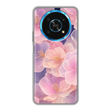 Силиконовый чехол на Huawei Honor Magic 4 Lite 5G с принтом женский