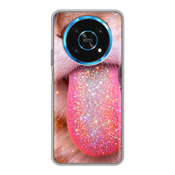 Силиконовый чехол на Huawei Honor Magic 4 Lite 5G с принтом для девочек