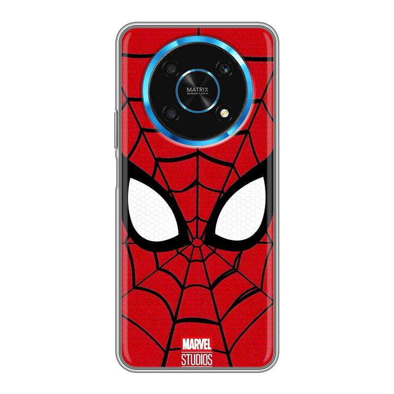 Силиконовый противоударный чехол на Huawei Honor Magic 4 Lite 5G с принтом человек паук spiderman Силиконовый противоударный чехол на Huawei Honor Magic 4 Lite 5G с принтом человек паук spiderman