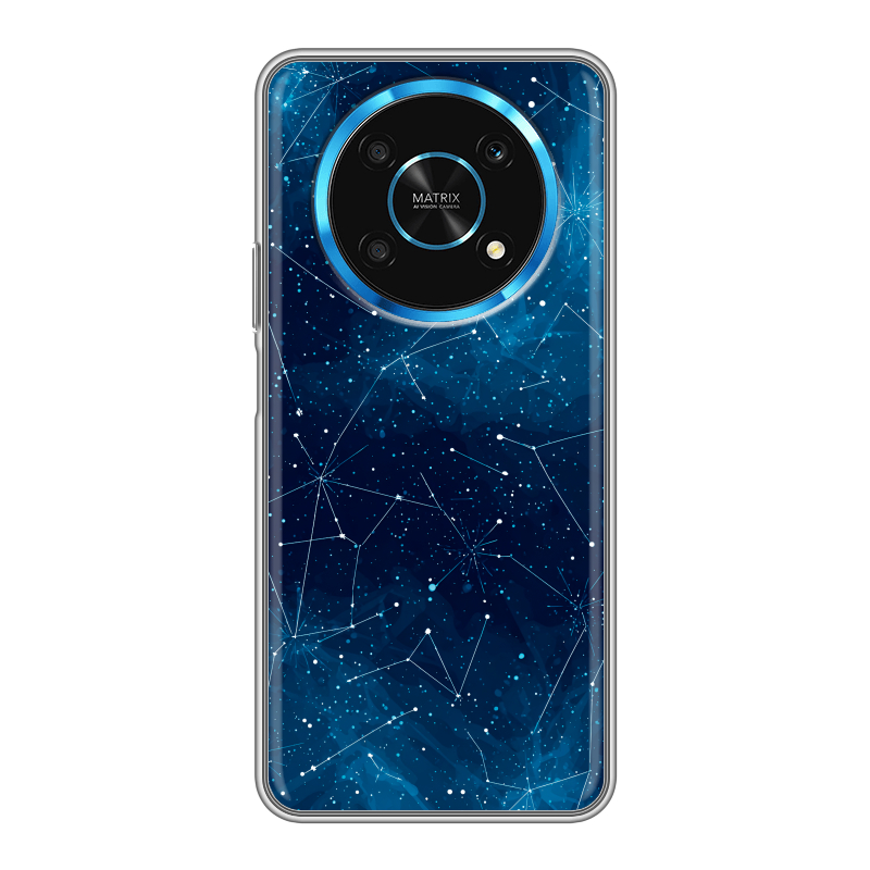 Силиконовый противоударный чехол на Huawei Honor Magic 4 Lite 5G с принтом Космос звезды Силиконовый противоударный чехол на Huawei Honor Magic 4 Lite 5G с принтом Космос звезды