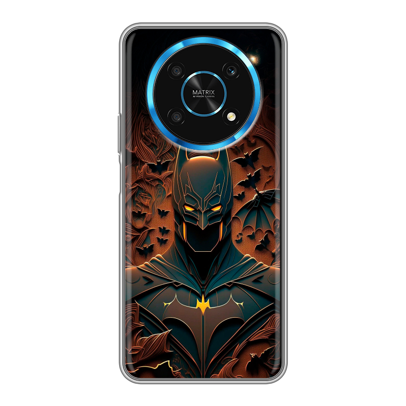 Силиконовый чехол на Huawei Honor Magic 4 Lite 5G с принтом Batman Бэтмен Силиконовый чехол на Huawei Honor Magic 4 Lite 5G с принтом Batman Бэтмен