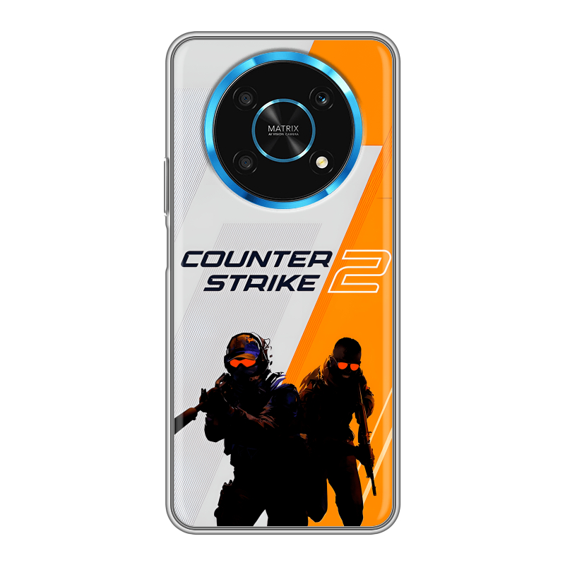 Силиконовый чехол на Huawei Honor Magic 4 Lite 5G с принтом Counter Strike Силиконовый чехол на Huawei Honor Magic 4 Lite 5G с принтом Counter Strike