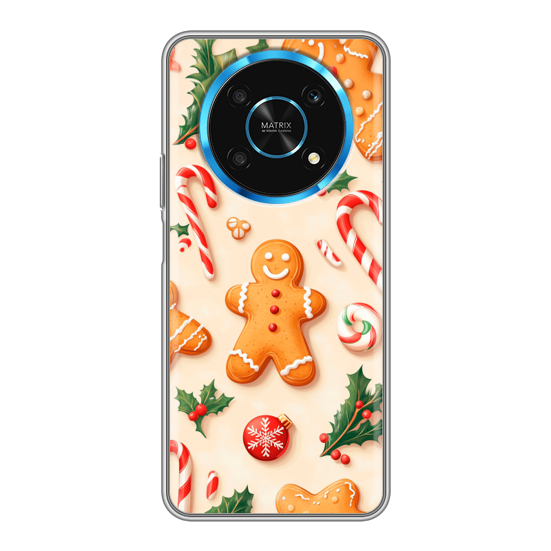 Силиконовый чехол на Huawei Honor Magic 4 Lite 5G с принтом Новый год Силиконовый чехол на Huawei Honor Magic 4 Lite 5G с принтом Новый год