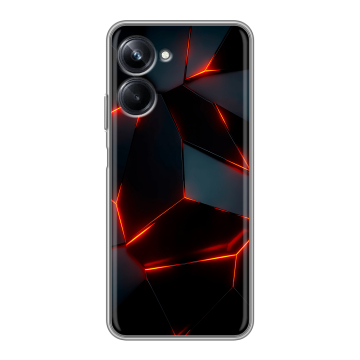 Силиконовый чехол на Realme 10 Pro с принтом Яркие абстракции Силиконовый чехол на Realme 10 Pro с принтом Яркие абстракции