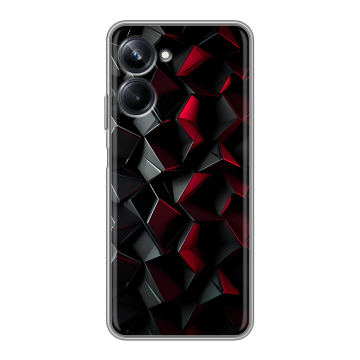 Силиконовый чехол на Realme 10 Pro с принтом Абстракция
