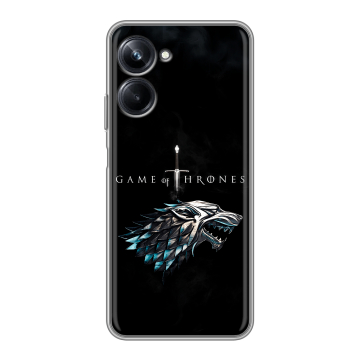 Силиконовый чехол на Realme 10 Pro с принтом Игра Престолов Game Thrones