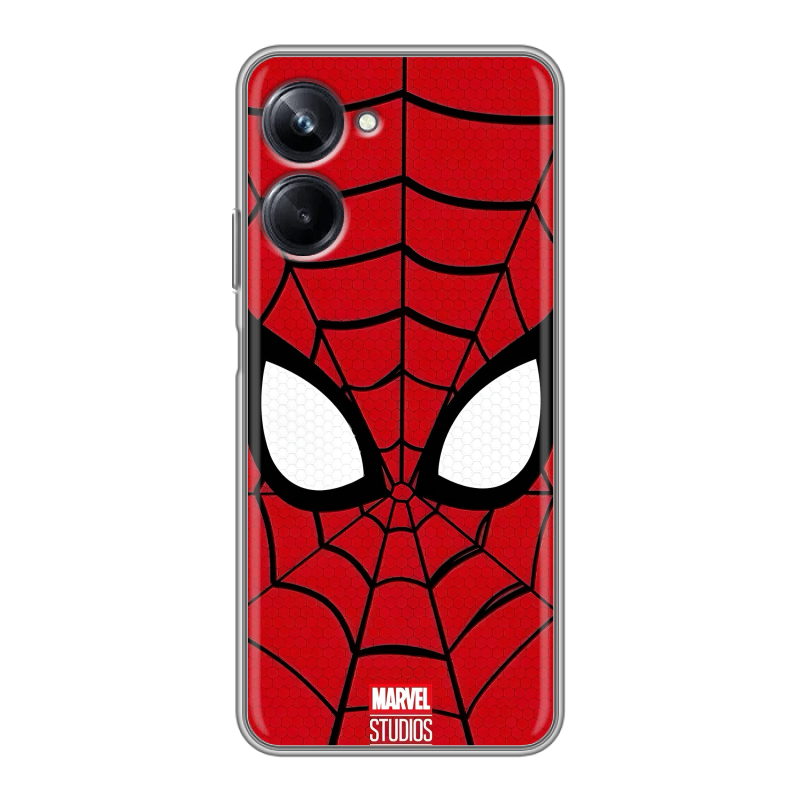 Силиконовый чехол на Realme 10 Pro с принтом человек паук spiderman Силиконовый чехол на Realme 10 Pro с принтом человек паук spiderman