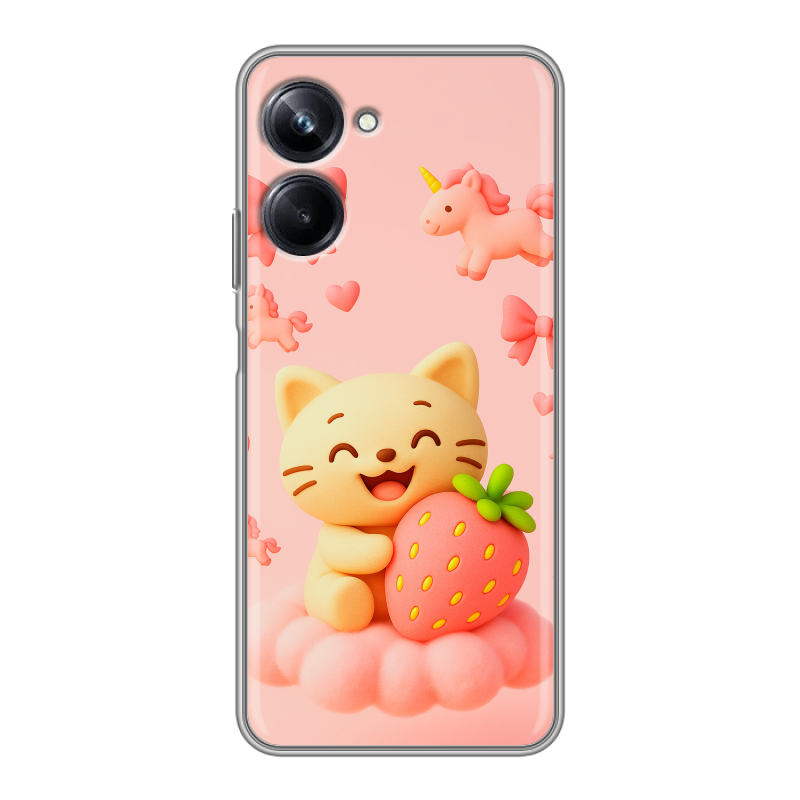 Силиконовый чехол на Realme 10 Pro с принтом для девочек Силиконовый чехол на Realme 10 Pro с принтом для девочек