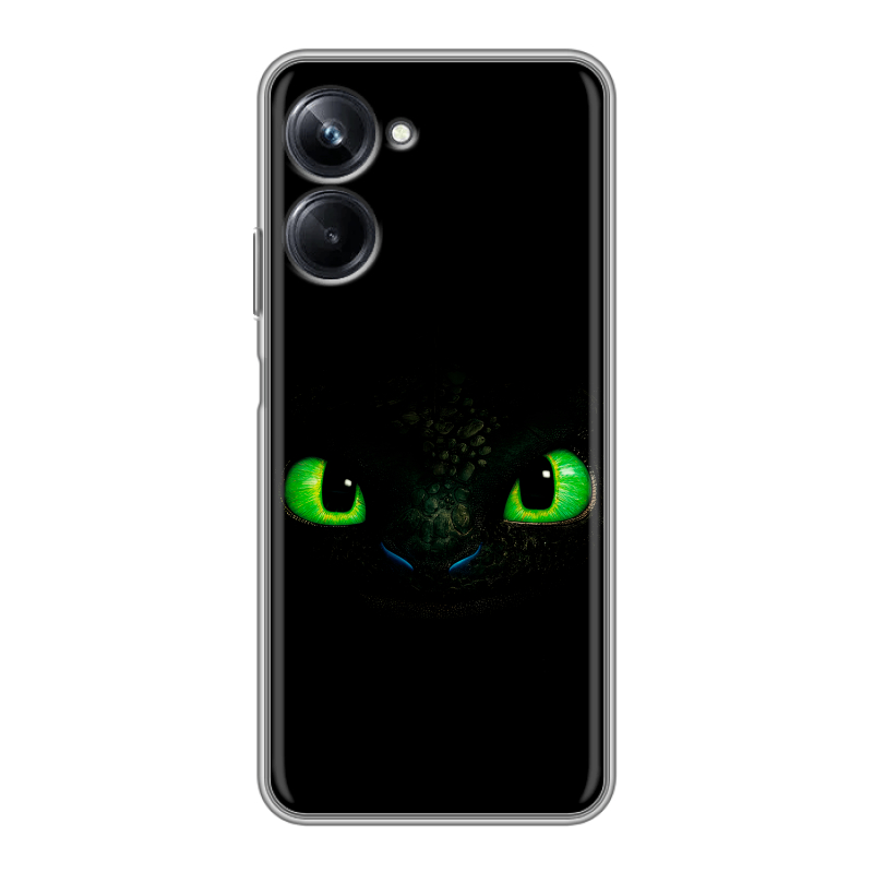 Силиконовый чехол на Realme 10 Pro с принтом Как приручить дракона Силиконовый чехол на Realme 10 Pro с принтом Как приручить дракона