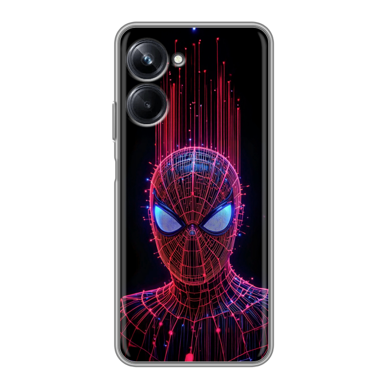 Силиконовый чехол на Realme 10 Pro с принтом Spiderman Человек паук Силиконовый чехол на Realme 10 Pro с принтом Spiderman Человек паук