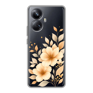 Силиконовый чехол на Realme 10 Pro Plus с принтом для девушки Силиконовый чехол на Realme 10 Pro Plus с принтом для девушки