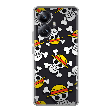 Силиконовый чехол на Realme 10 Pro Plus с принтом One Piece Ван Пис Силиконовый чехол на Realme 10 Pro Plus с принтом One Piece Ван Пис