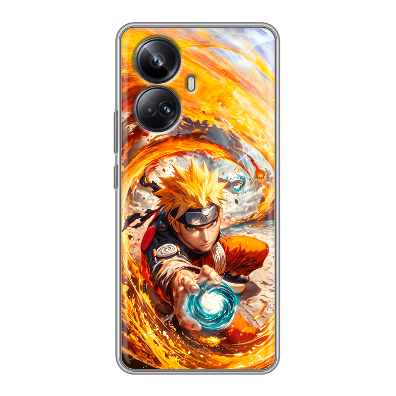 Силиконовый противоударный чехол на Realme 10 Pro Plus с принтом Аниме Наруто Naruto Силиконовый противоударный чехол на Realme 10 Pro Plus с принтом Аниме Наруто Naruto