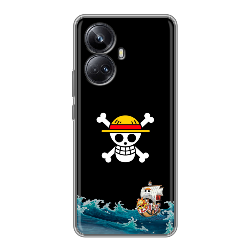 Силиконовый чехол на Realme 10 Pro Plus с принтом One Piece Ван Пис Силиконовый чехол на Realme 10 Pro Plus с принтом One Piece Ван Пис